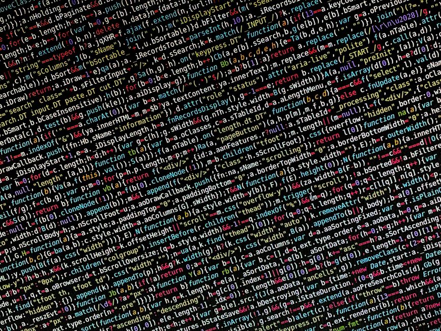 The image shows a computer screen displaying lines of HTML and CSS code in a text editor or development environment. The code includes various style rules with properties such as margin, padding, bord